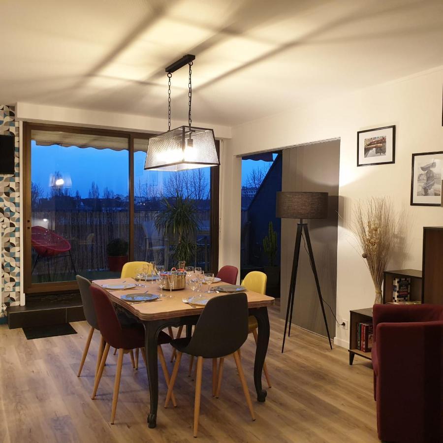 Coeur De Troyes T4 Terrasse 5Eme Etage Centre Ville Wifi Parking 외부 사진